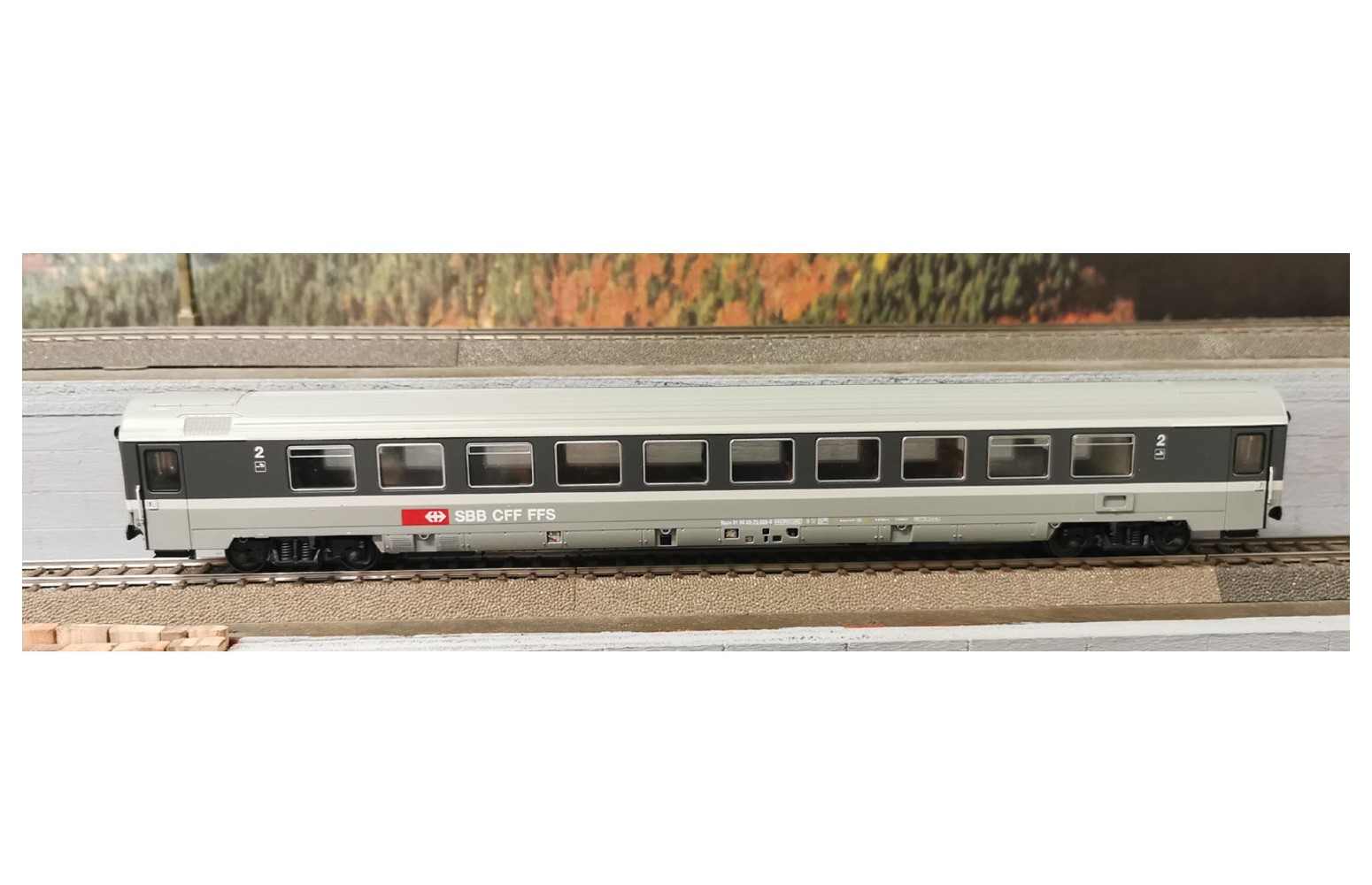 L.S. MODELS H0 47240 - Carrozza Eurofima tipo Z, test pittura SBB Ep. IV