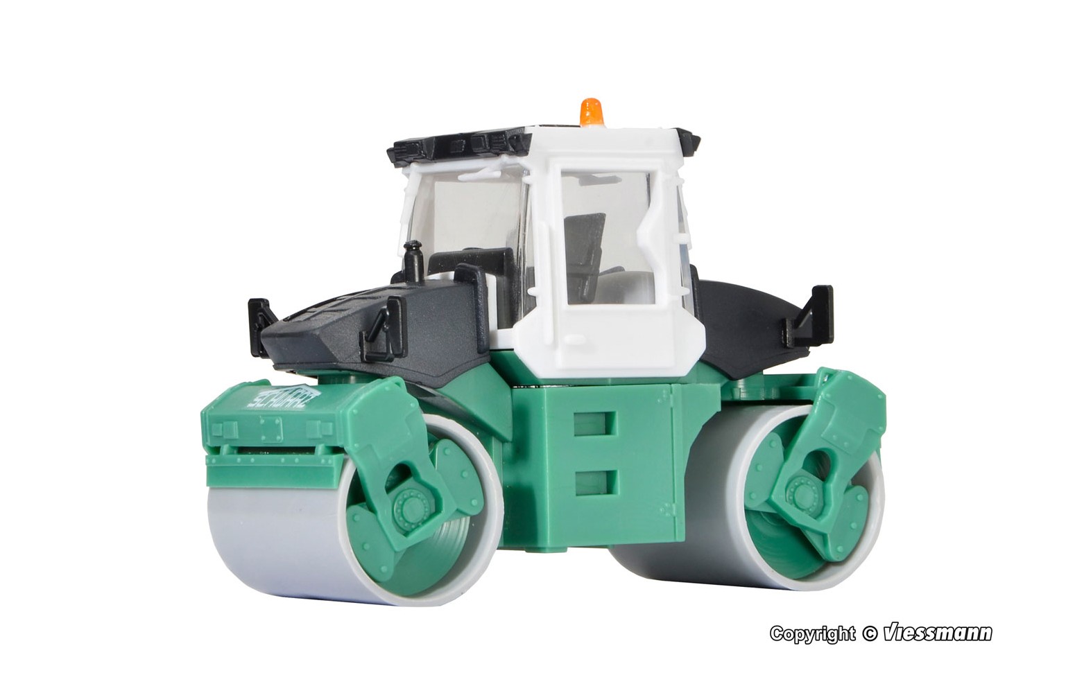 KIBRI H0 11502 Rullo stradale Bomag "SchwarzBau" in KIT