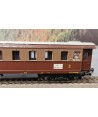 RIVAROSSI H0 2511 carrozza passeggeri FS, tipo Bz 31052, 2a cl., castano/isabella, ep. III (seconda mano)
