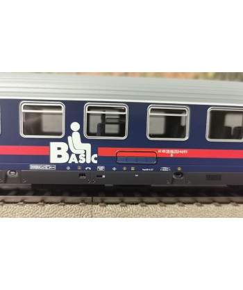 RIVAROSSI H0 HR 4357 - Set 2 carrozze UIC-Z1 ristrutturate, IntercityNotte Basic  FS VI