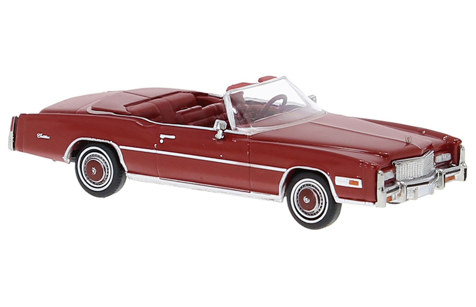 BREKINA 19758 - Cadillac Eldorado Convertible, rosso, 1976, 1:87