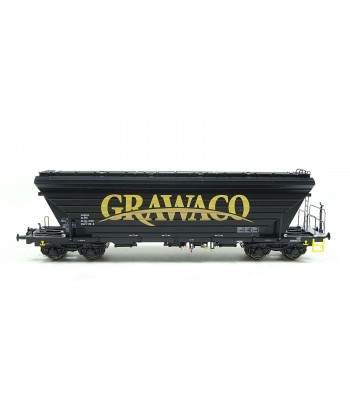 NME H0 513601 - Carro per cereali Uagpps 80mc, GRAWACO, Ep.VI