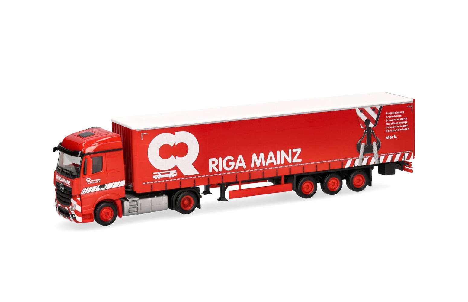 HERPA 318860 Mercedes Actros Streamspace "Riga Mainz" - 1:87