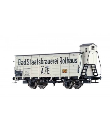 BRAWA H0 49815 Carro birra ‘Bad. Staatsbrauerei Rothaus’ DRG Ep. II