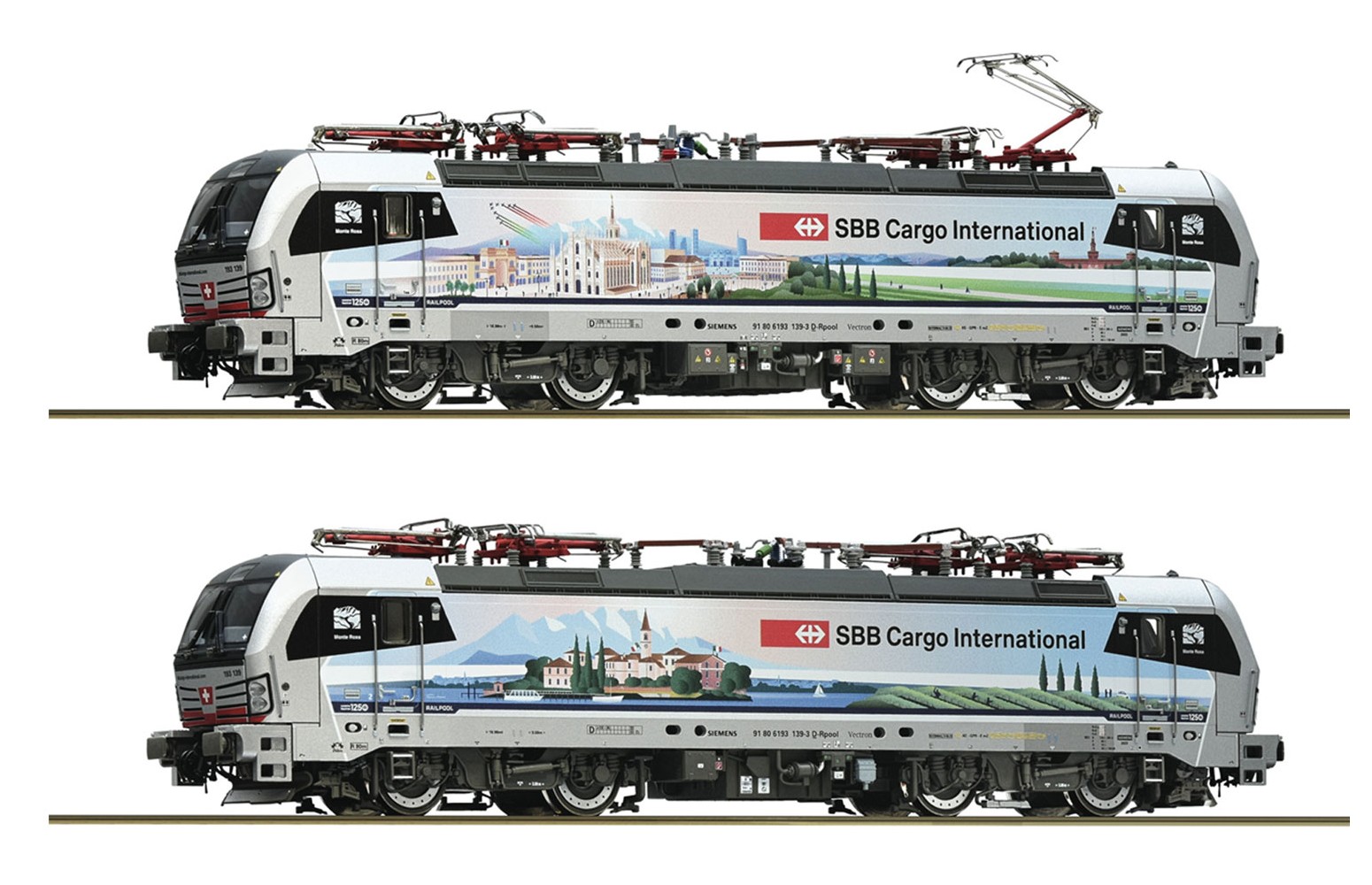 ROCO H0 7500108 Locomotiva elettrica 193 139-3 “Italienpiercer”, SBB CI - Ep. VI