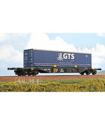 ACME H0 40421 Carro Tipo Sgnss 60’ GTS, cassa mobile telonata da 13,60 “GTS”. Ep. VI