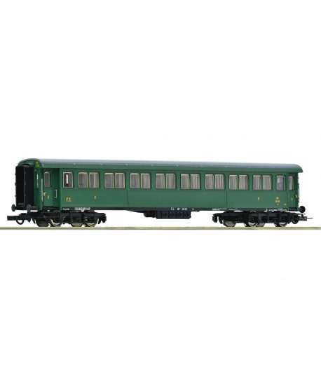 ROCO H0 6200093 Carrozza passeggeri di 2a classe, FS Ep. II-III