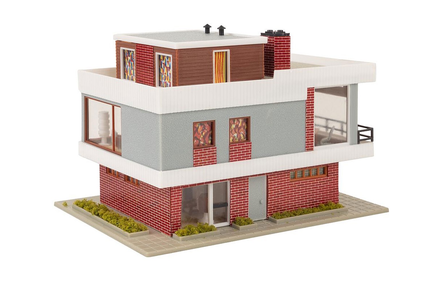 FALLER H0 109257 - B-257 Casa moderna con appartamento, Kit di montaggio