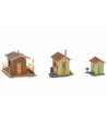 FALLER H0 120140 - 3 Baracche per attrezzi, kit di montaggio