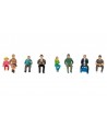 FALLER H0 151617 - Passeggeri seduti ( 8 personaggi)