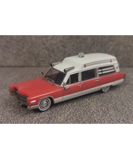 BREKINA 19776 - Cadillac Miller Meteor, Ambulanza, 1966 - 1:87
