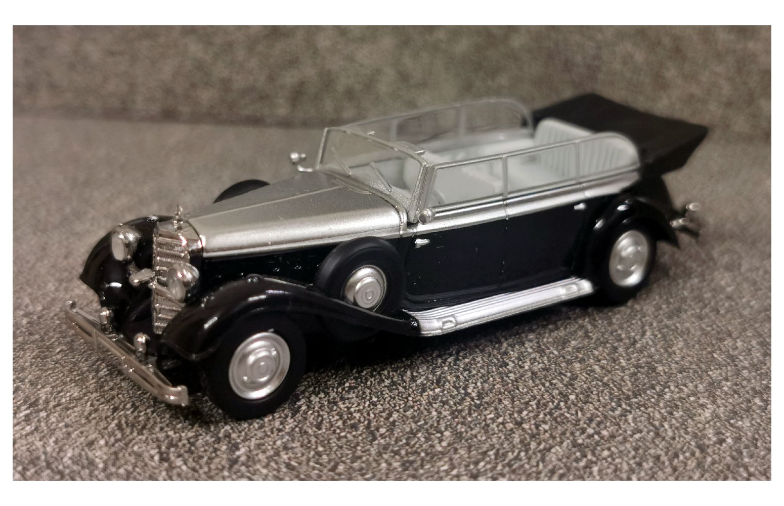 BREKINA 21059 Mercedes 770 K, nero/argento, 1938, 1:87