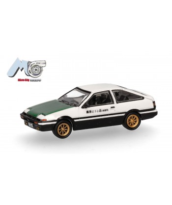 HERPA 87MC000002 MicroCity: Toyota Corolla AE86 (1983-1985), bianco/verde - 1:87