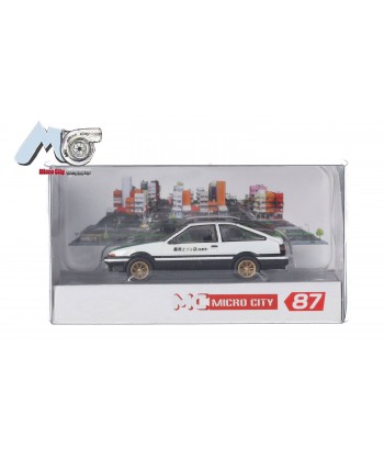 HERPA 87MC000002 MicroCity: Toyota Corolla AE86 (1983-1985), bianco/verde - 1:87