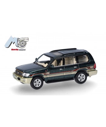 HERPA 87MC000007 MicroCity: Toyota Landcruiser LC 100 (1998-2007), verde scuro - 1:87