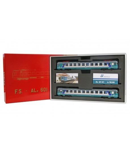 ACME H0 79037 FS set elettromotrici Ale 601 008 + L 780.005, 2a cl. in livrea XMPR Ep. V *SOUND*