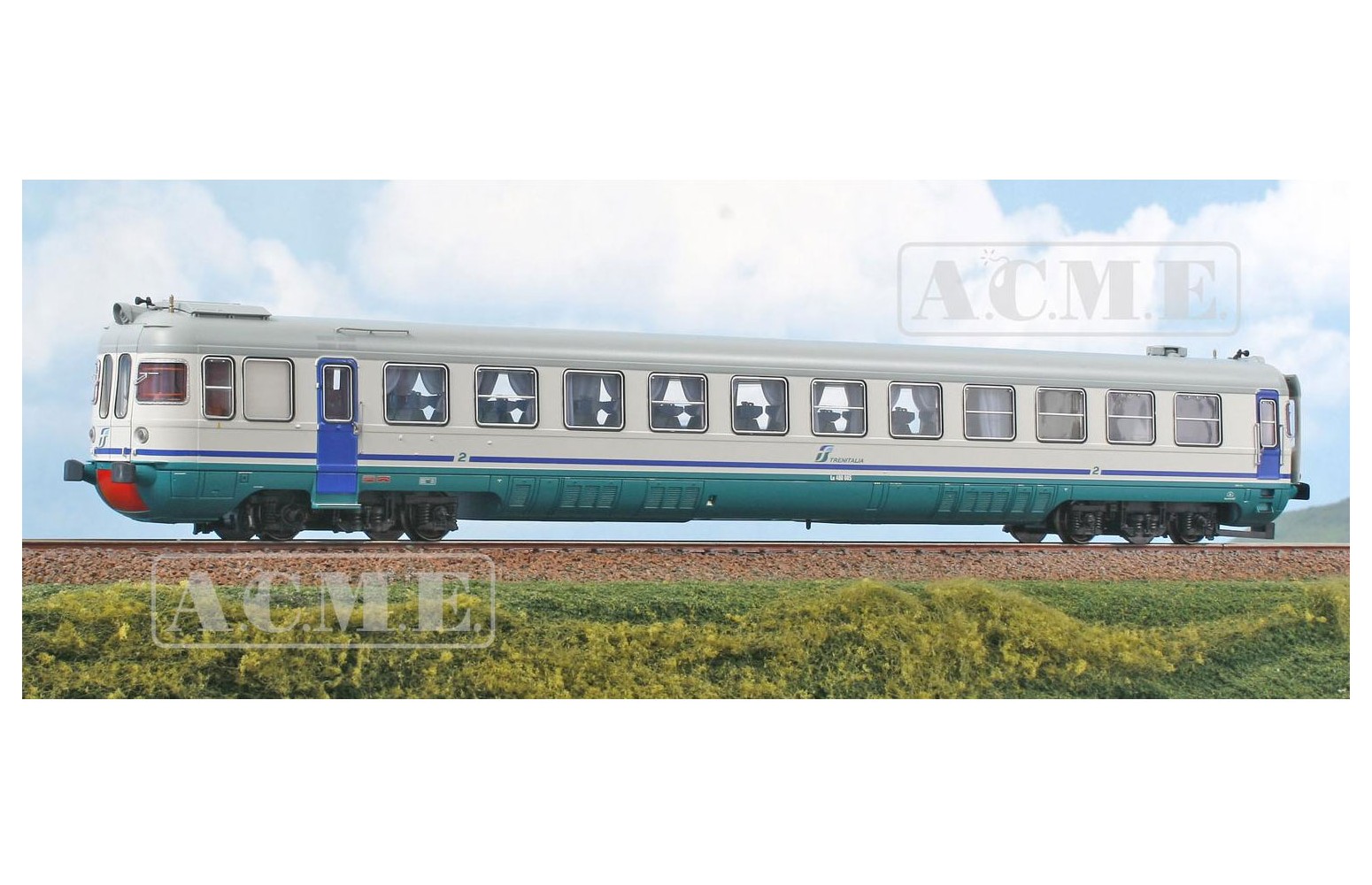 ACME H0 70039 FS Rimorchio Le 480.005  di 2a cl. in livrea XMPR per servizi regionali, ep.V
