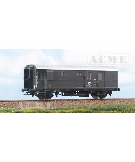 ACME H0 51186 FS Bagagliaio-posta Tipo 1952R, grigio ardesia logo FS inclinato, ep.V