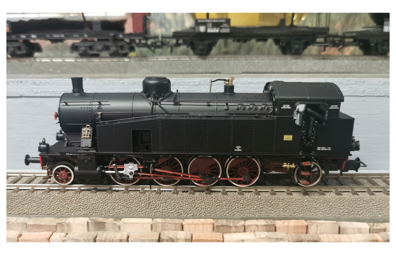 RIVAROSSI HR2724 - Locomotiva a vapore Gruppo 940 FS, Ep. IV, con lampade a cherosene, Seconda mano