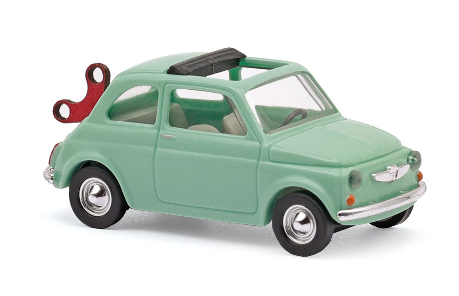 BUSCH 48736 - Fiat 500 con chiave a molla - 1:87