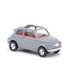 BUSCH 48780 - Fiat 500 cabrio, grigia - 1:87