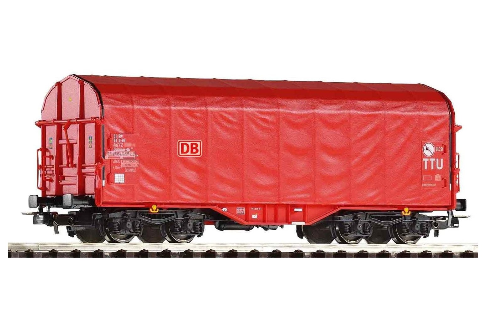 PIKO H0 24611 Carro telonato scorrevole Shimmns DB AG Ep.VI