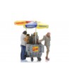 ARTITEC H0 387.625 - Carretto Hot Dog con 2 personaggi - 1:87