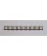 PIKO A-GLEIS H0 55201 – Binario diritto 231 mm.