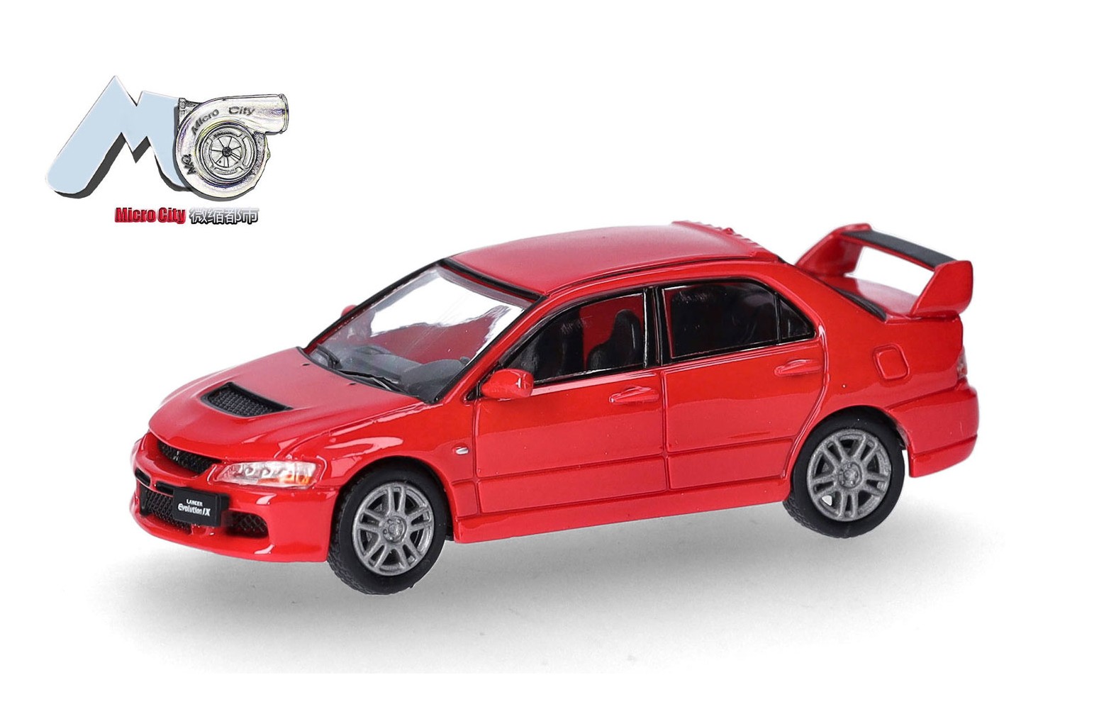 HERPA 87MC000005 MicroCity: Mitsubishi Lancer Evolution 9, rossa (2005-2007) 1:87