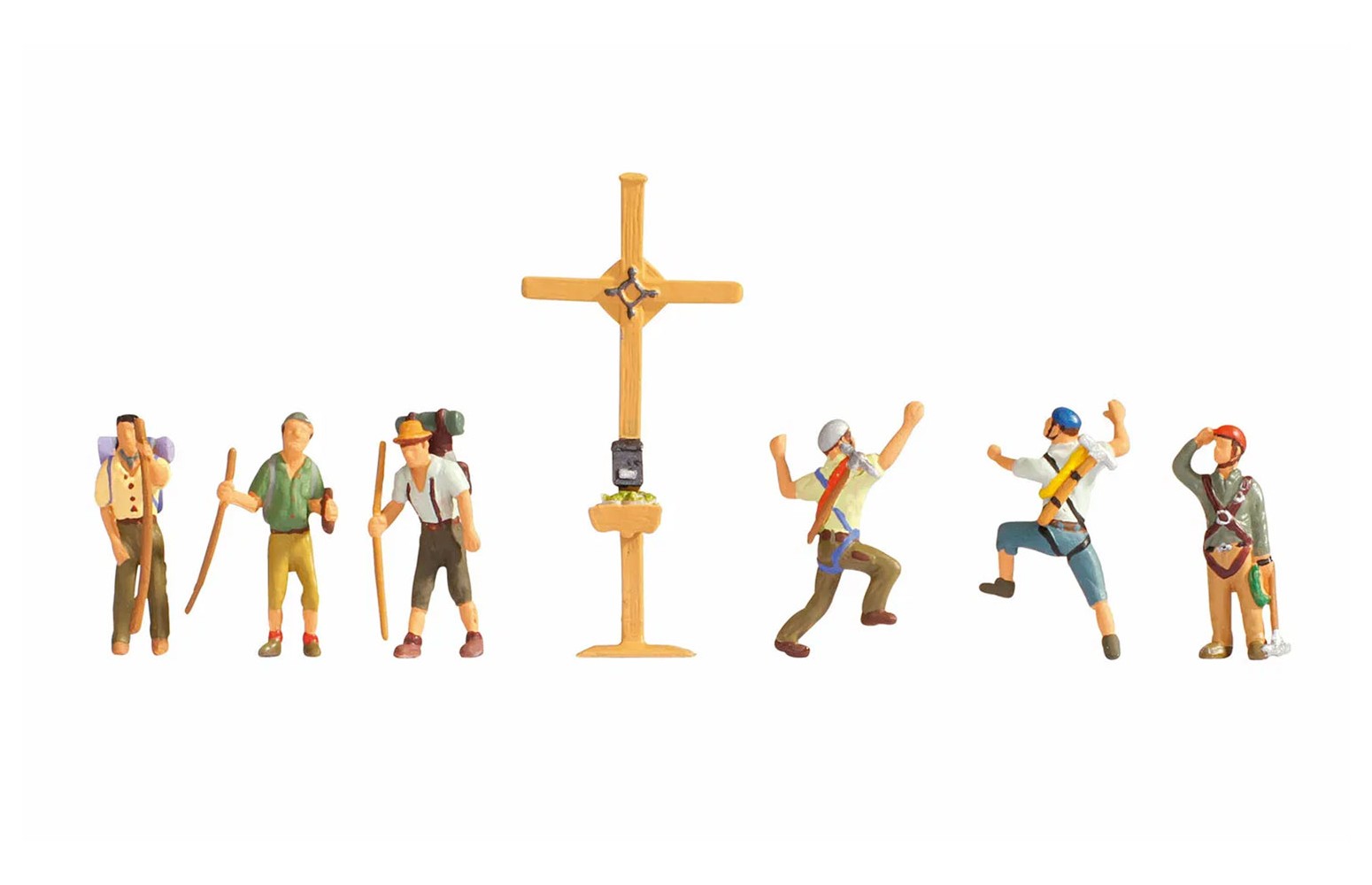 NOCH H0 15874 - Escursionisti con croce di vetta - 1:87