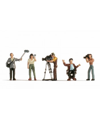 NOCH H0 15573 - Troupe televisiva - 1:87