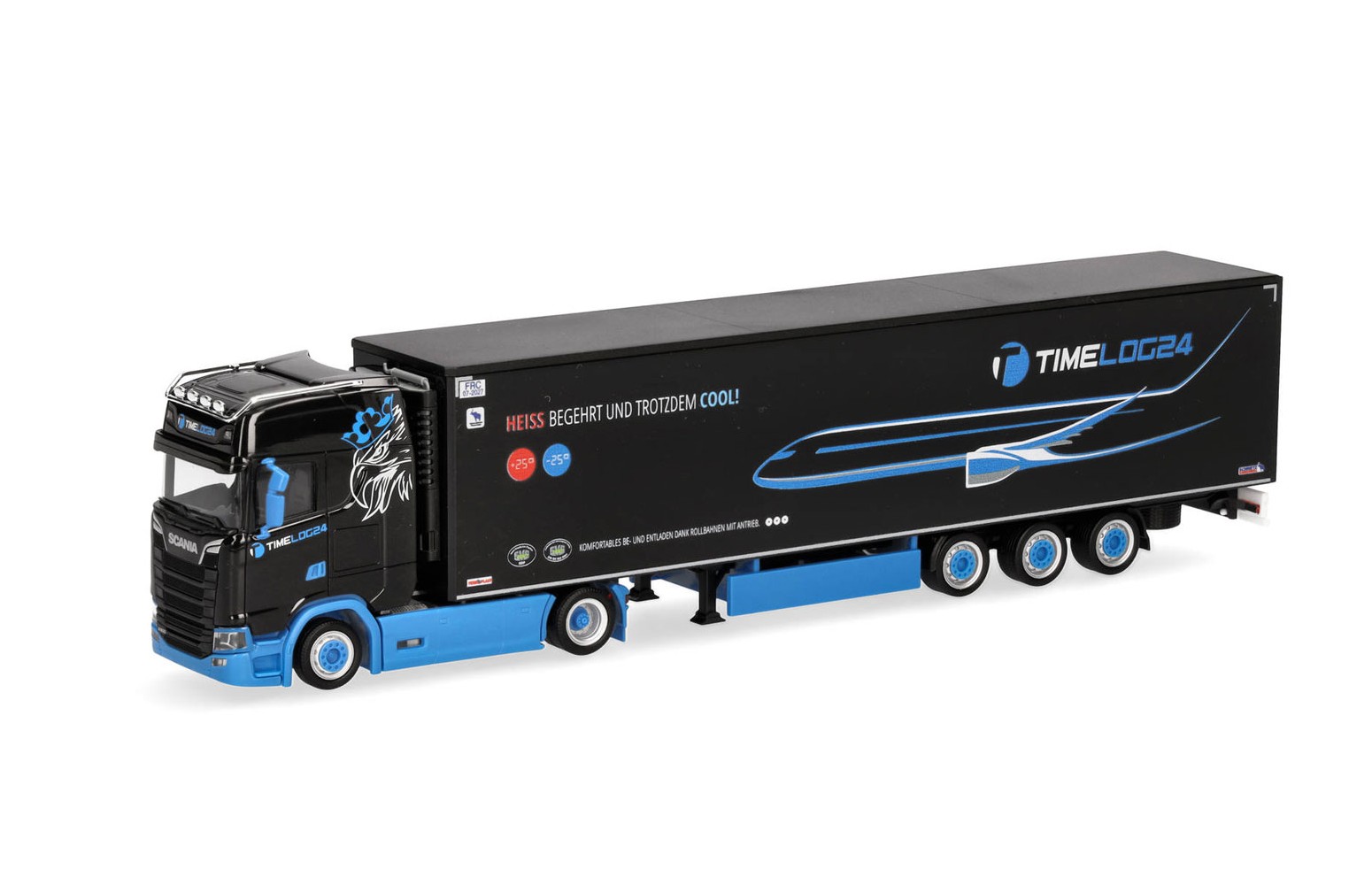 HERPA  319331 Scania CS 20 HD semirimorchio frigo "Timelog24" - 1:87