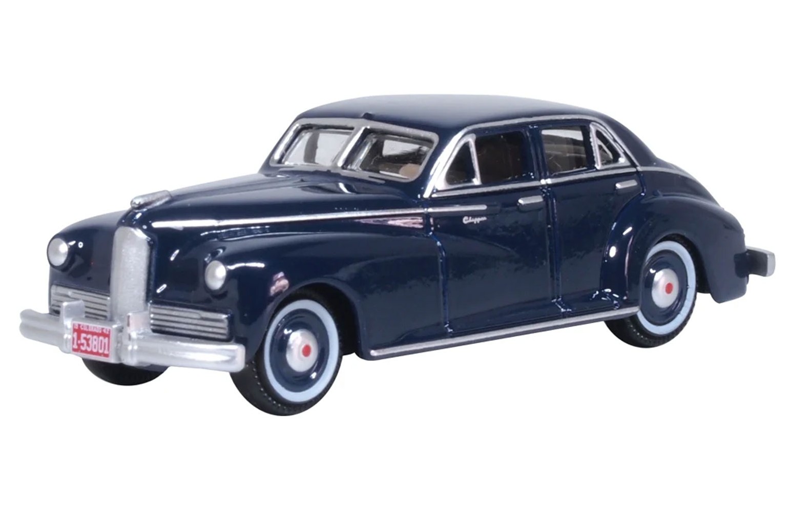 OXFORD 87PC42001 -  Packard Clipper Touring Sedan, blu scuro, 1942, 1:87