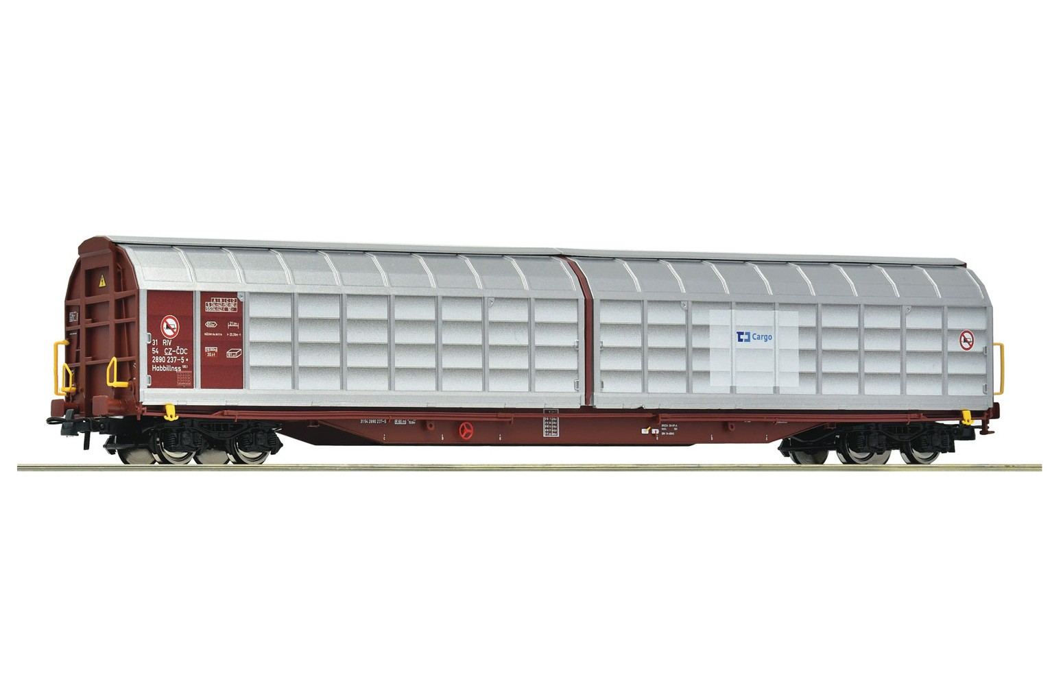 ROCO H0 6600167 Carro con pareti scorrevoli, tipo Habbillnss, della CD Cargo Ep. VI