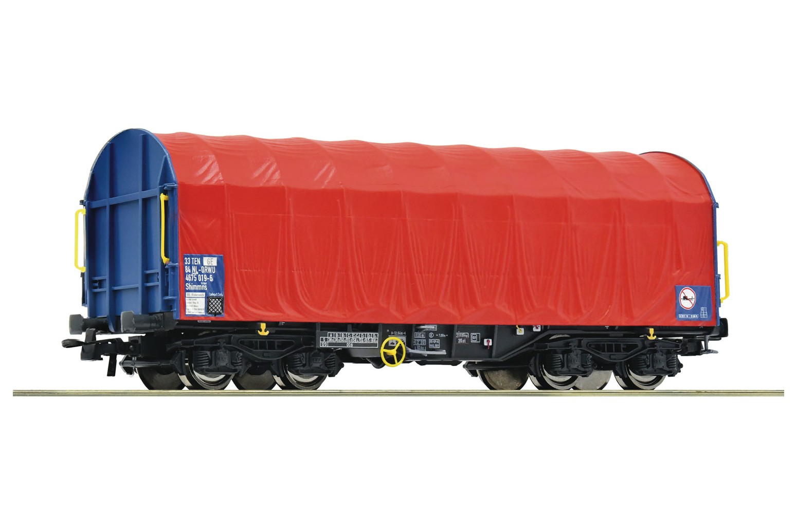 ROCO H0 6600085 Carro a telone scorrevole Shimmns, "OnRail" - ep. VI