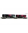 ROCO H0 6600170 - Carro articolato a doppia tasca T3000e, TX Logistik/GATT - Ep. VI