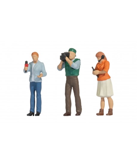 NOCH H0 16605 - Scene divertenti "Reporter Team" - 1:87