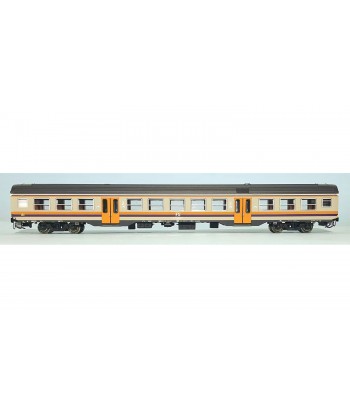 VITRAINS H0 3449 Carrozza 2 cl. livrea MDVC con Logo TV, pito argento, triangoli bianchi, illum.int., FS ep.IV