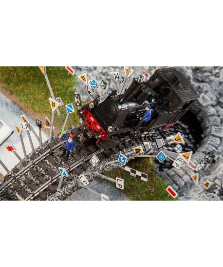 FALLER H0 120298 - Set di segnaletica per binari in kit