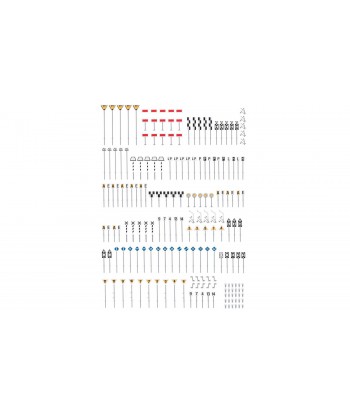 FALLER H0 120298 - Set di segnaletica per binari in kit