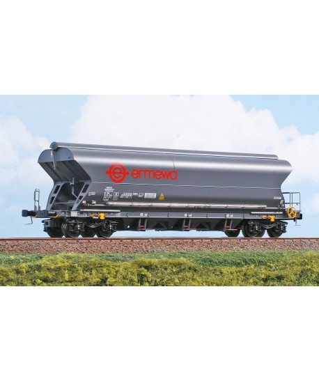 NME H0 512634 Carro tramoggia per cereali Tagnpps da 101m³, con scritta rossa ERMEWA Ep. VI