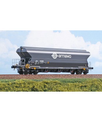 NME H0 514613 Carro tramoggia per cereali Tagnpps da 101m³, con scritta bianca ERMEWA Ep. VI