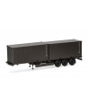 HERPA 747240 Semirimorchio con 2 container da 20ft "Bundeswehr" - 1:87