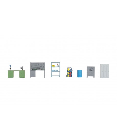 NOCH H0 14819 - Set Accessori per officina - 1:87