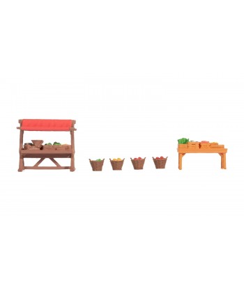 NOCH H0 14837 - Accessori mercatino settimanale - 1:87
