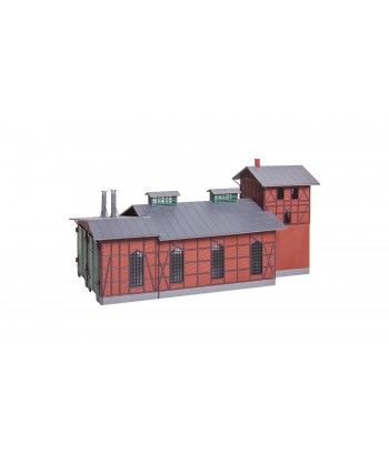 FALLER H0 120161 - Rimessa locomotive, 2 stalli, ep. II