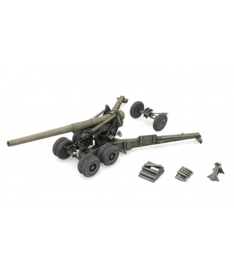 ARTITEC H0 6870388 - US Cannone 155mm. "Long Tom" modalità sparo, resina - 1;87
