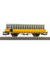 PIKO H0 27734 - Carro con sponde ribassate "RLF"con carico Ep.IV