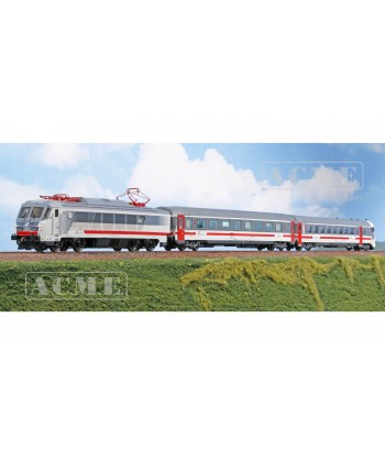 ACME H0 70096 Set formato da Loco E.401, carrozza multiservizi BRH e pilota UIC-Z livrea Intercity Giorno FS Ep VI