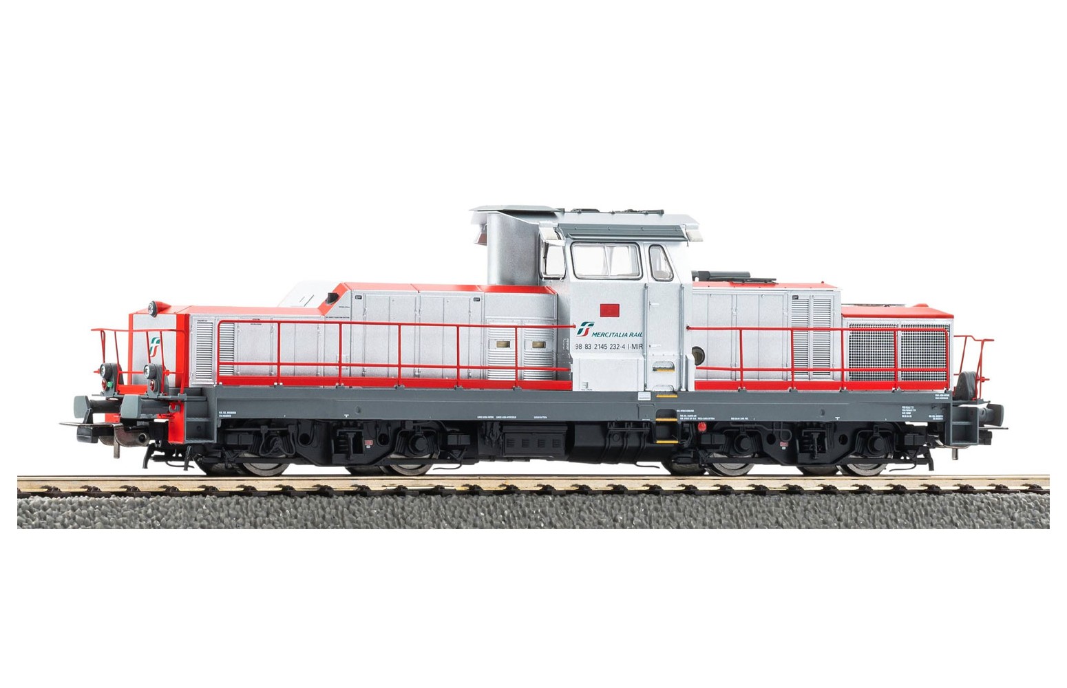 PIKO H0 52109 - Locomotiva Diesel D.145 FS Mercitalia Rail Ep.VI